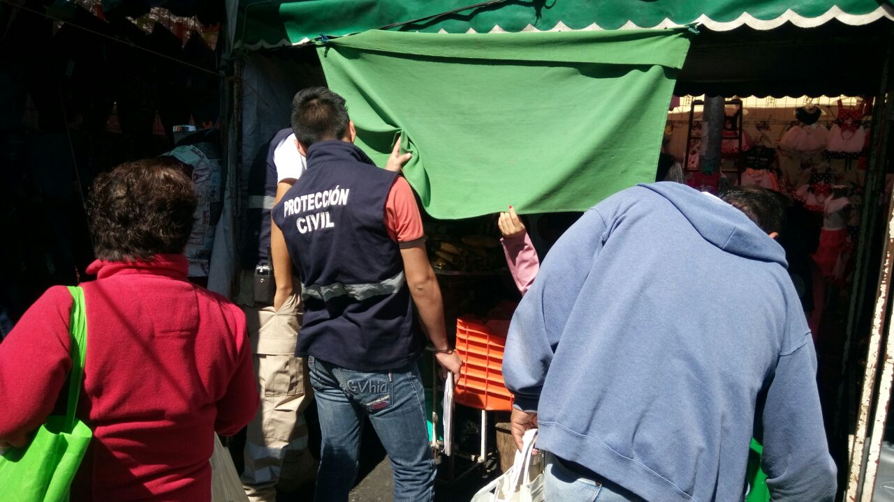 Realiza Capital operativo de seguridad en tianguis sabatino